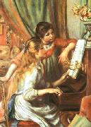 Pierre Auguste Renoir Girls at the Piano oil on canvas